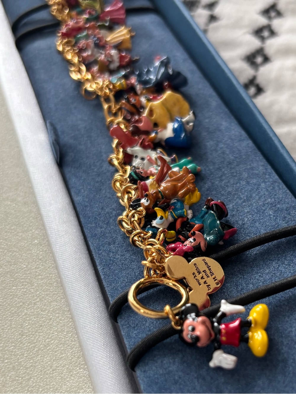 The Ultimate Disney Character Charm Bracelet Bradford Exchange Mickey Minnie - Picture 6 of 17